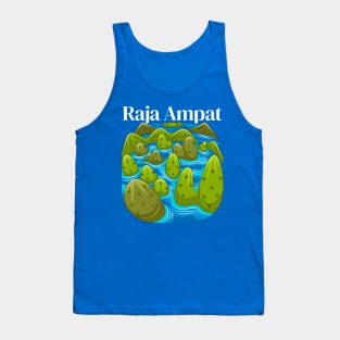 Raja Ampat (Indonesia Travel) Tank Top